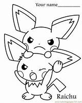 Coloring Pokemon Pages Printable Color Characters Clipart Cute Library Pikachu Popular Pokemoncoloring Coloringhome sketch template