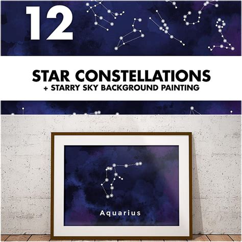 star constellations vector set