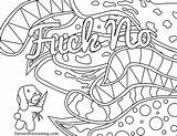 Coloring Pages Word Curse Printable Getdrawings Swear sketch template