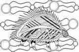 Indigenous Designlooter Aboriginal Colouring sketch template