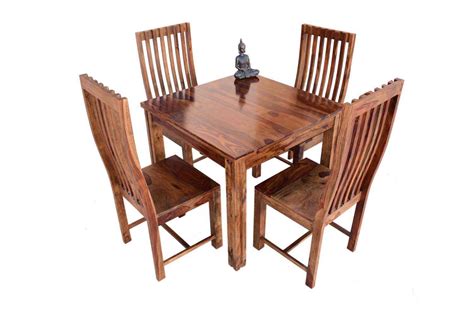 buy  seater recto classic square dining table  zernal wooden chair