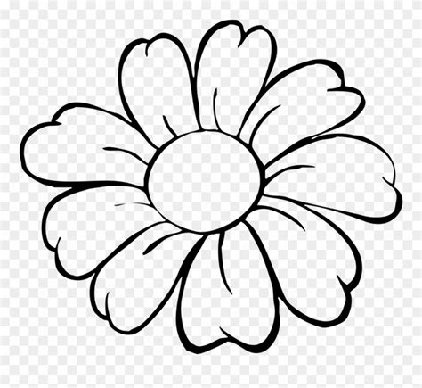 high quality clipart flower outline transparent png images