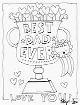 Coloring Father Fathers Pages Printable Dad Birthday Happy Kids Card Sheets Children Visit Ever Adult sketch template