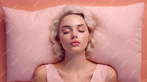 Premium Ai Image Woman Sleeping Woman Sleeping In Bed Closed Eyes