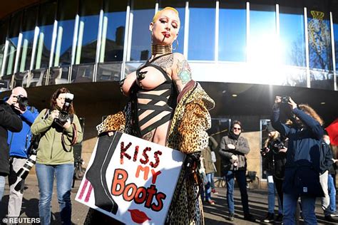 dutch prostitutes demand the right to get back to work as they protest