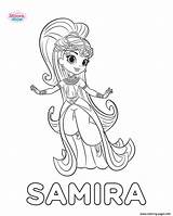 Shine Shimmer Coloring Pages Samira Printable Princess Kids Print Sketch Color Colouring Scribblefun Sheets Cartoon Books Book Birthday Adult Cute sketch template