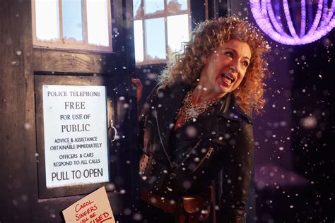 Doctor Who Christmas Special Alex Kingston Talks