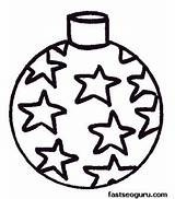 Christmas Coloring Bauble Tree Star Decorating Baubles Pages Printable Glass Total Views Print Kids Freekidscoloringpage sketch template