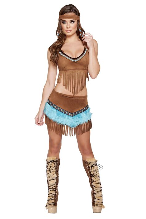 native american beautiful indian babe halloween costume