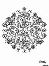 Mandala Mandalas Adults Coloriage Difficult Vegetation Malbuch Erwachsene Colorier Difficile Magical Nggallery Coloriages Justcolor sketch template