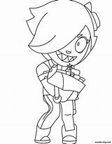 Brawl Colette Stars Coloring Pages Printable Wonder sketch template