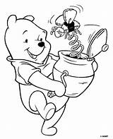 Coloring Pages Pooh Winnie Bear Fictional Anthropomorphic Colouring sketch template