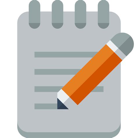 notepad icon transparent notepadpng images vector freeiconspng