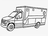 Ambulance Coloring Pages Emergency Printable Drawing Car Realistic Vehicle Color Clipart Template Print Sheet Getdrawings Awesome Getcolorings Library Popular Sketch sketch template
