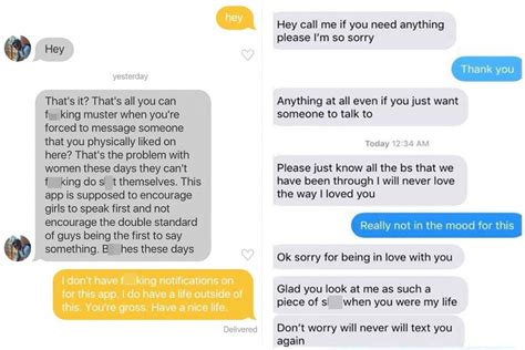women share the savage texts ‘nice guys have sent them after being