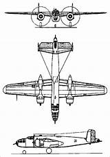 Mitchell Coloring Pages 25 American North Bomber Aviastar Drawing Three Kids Na sketch template