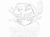 Blackhawks Avalanche Flames Sheet Calgary Blues Nhl Getdrawings Designlooter sketch template
