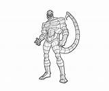Marvel Scorpion Alliance Ultimate Coloring Pages Printable Cartoon Another sketch template