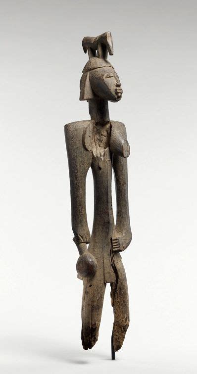 Africa Female Statue From The Senoufo Fodonon People Of