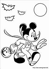 Mickey Coloring Mouse Pages Vampire Christmas sketch template