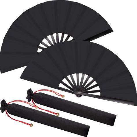 amazoncom large folding silk hand fan hand folding fans chinese tai