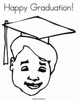 Coloring Graduation Happy Graduate Built California Twistynoodle Usa Print Cursive Noodle sketch template