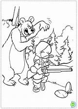 Coloring Bunny Bugs Pages Elmer Fudd Dinokids Printable Bear Close sketch template