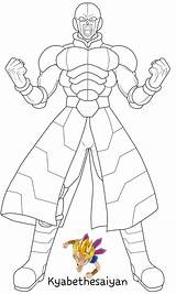Dbs Hit Pages Lineart Coloring Dragon Deviantart Template Goku sketch template