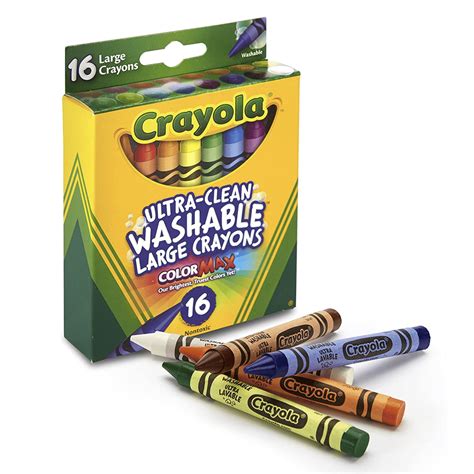 crayola  pack washable large crayons samko miko toy warehouse