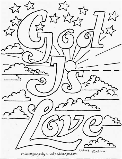 god  love coloring pages  printable