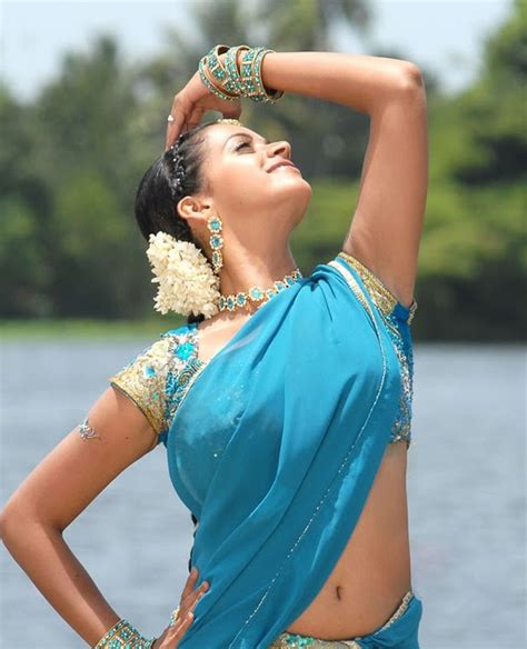 Actress Bhavana Hot Navel Show