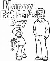 Coloring Card Father Fathers Happy Cards Printable Print Sheets Greeting Sheet sketch template