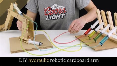 diy hydraulic robotic cardboard arm alltop viral