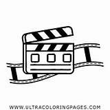 Coloring Cinema Movie sketch template