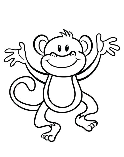 monkey drawing easy    clipartmag