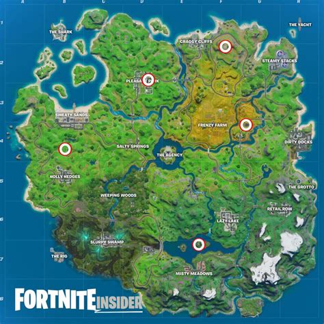 fortnite challenges map shadow safe houses security plans locations fortnite insider