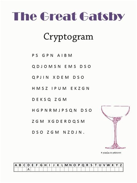 printable cryptograms   printable