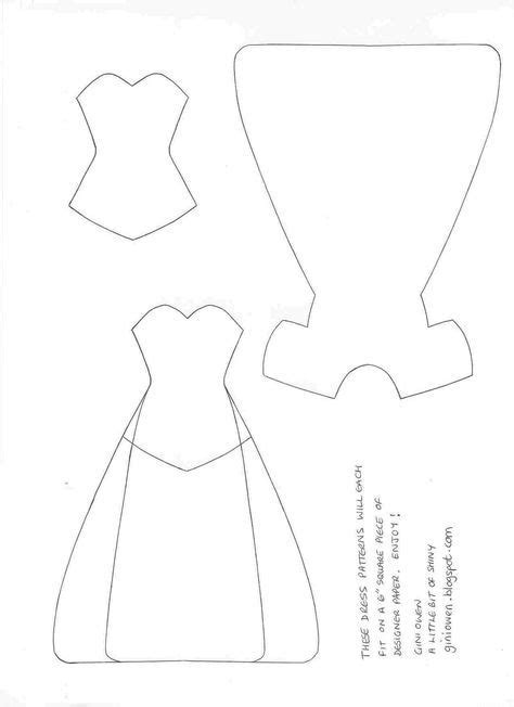 bit  shiny paper dresses template paper clothes paper