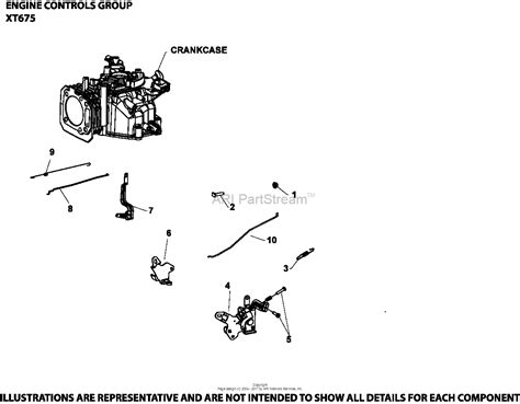 kohler xt  toro   ft lbs gross torque parts diagram  engine controls group