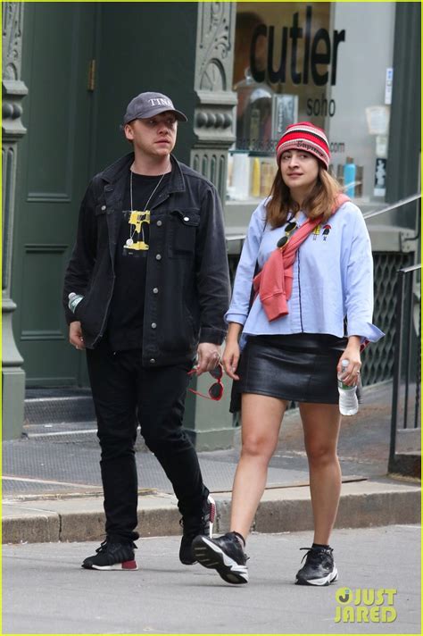 Rupert Grint And Girlfriend Georgia Groome Go Shopping In Nyc Photo