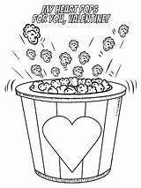 Coloring Pages Popcorn Printable Valentine Valentines Slime Color Heart Bucket Craftymorning Kids Print Printables Crafty Getcolorings Pops Choose Board Morning sketch template