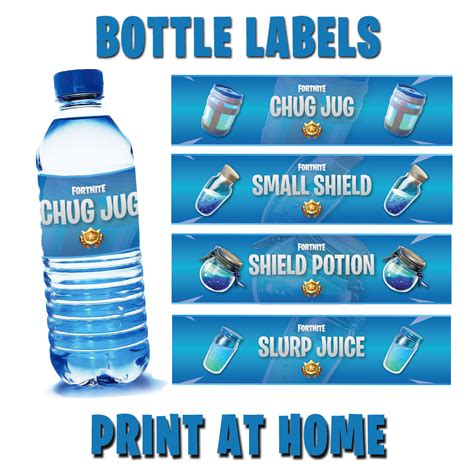 fortnite printable labels