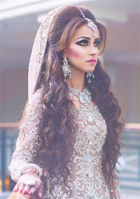 beautiful indian bridal hairstyles  long hair