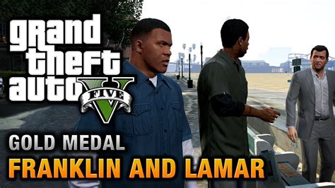 gta 5 intro and mission 1 franklin and lamar [100 gold