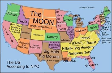 How New Yorker S See The United States In One Map