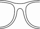Coloring Pages Eyeglasses Retro sketch template