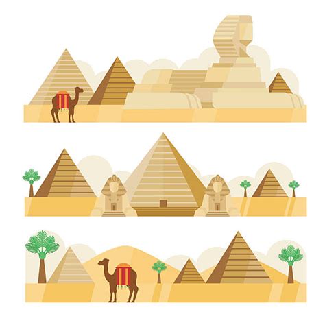 Royalty Free Pyramids Egypt Clip Art Vector Images