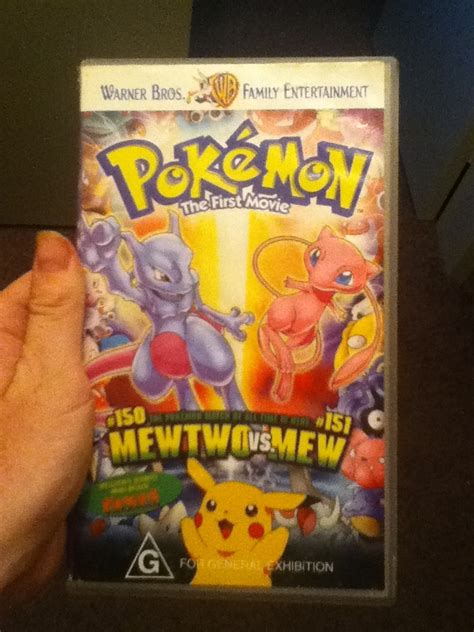 my vhs copy of pokemon the first movie by