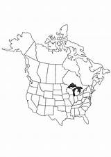 Amerika Landkaart Noord Landkaarten Coloriage Ausmalbilder Karten Landkarten Unis Malvorlagen Etats Stemmen Malvorlagen1001 Animaatjes Stimmen sketch template