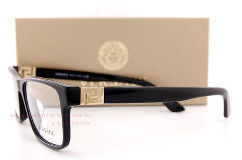 brand new versace eyeglasses frames 3211 gb1 black for men 100